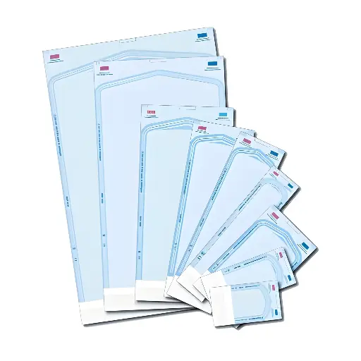 STERILIZATION POUCHES SELF SEALING - 200 PER BOX