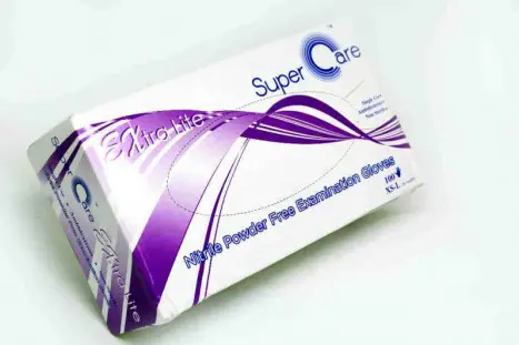 super care nitrile gloves